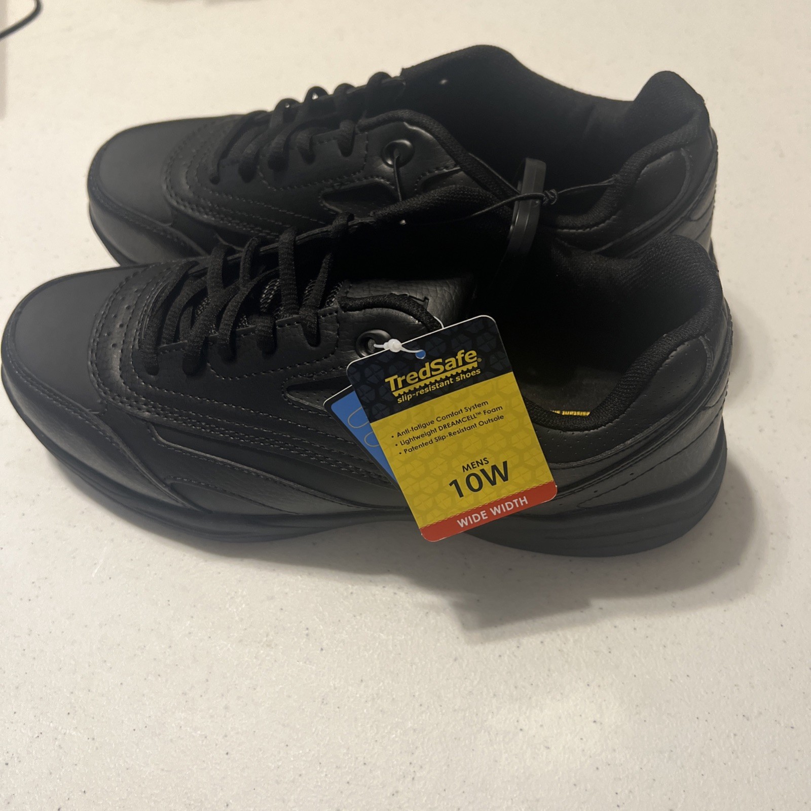 TredSafe Black MNTR40HY231 Dreamcell NEW – Mens US 10W Slip Resistant Work Shoe