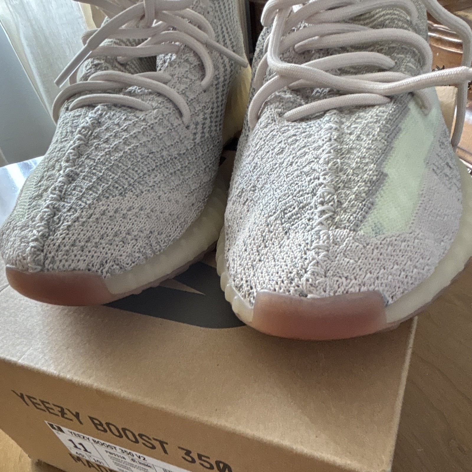 adidas Yeezy Boost 350 V2 Citrin Reflective FW5318 Men’s Primeknit Gray