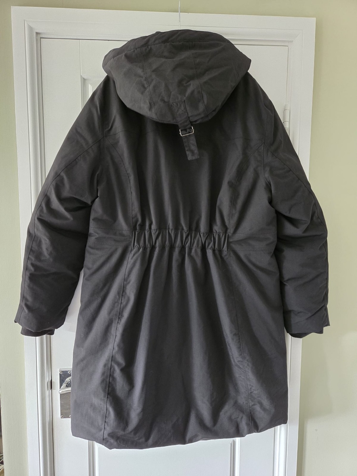 Karrimor Black ‘KS-650+ Weathertite Xtreme’ Feather and Down Coat, Size 18