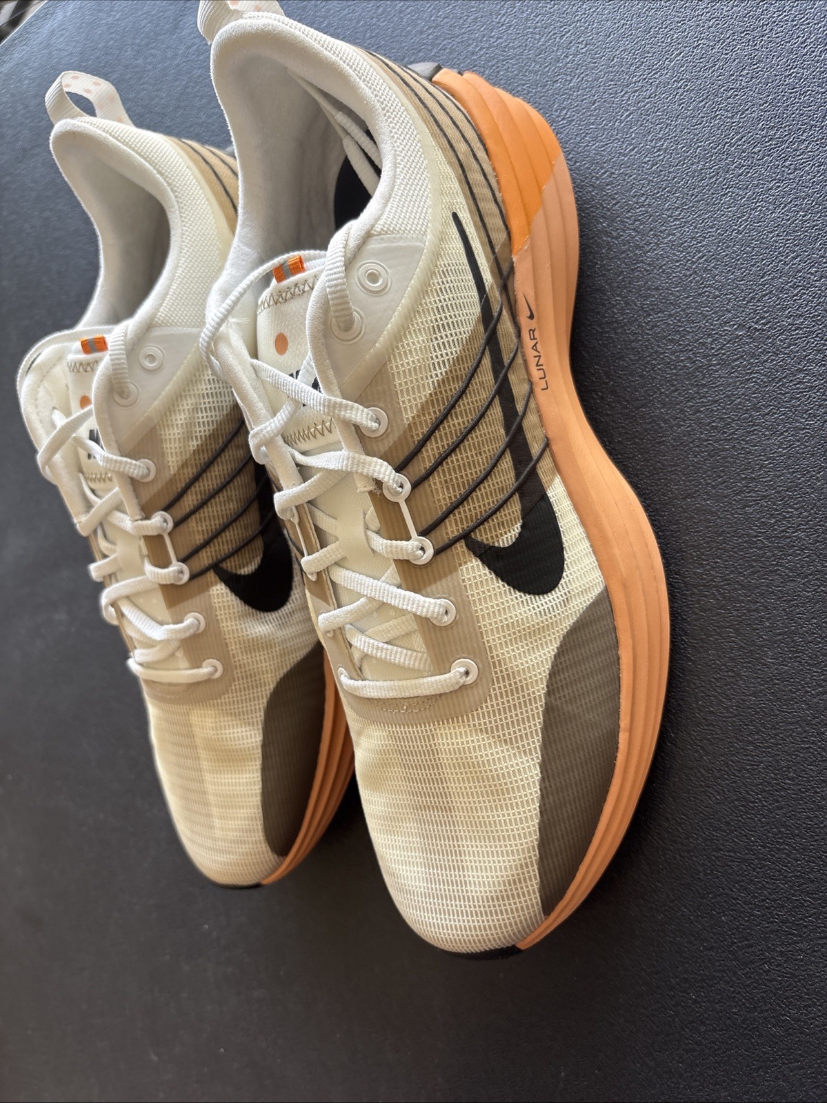 Size 13 – Nike Lunar Roam Summit White Khaki Orange