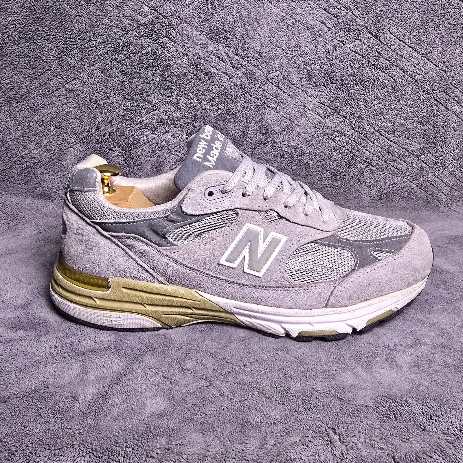 New Balance 993 Shoes Mens Size 8 4E Wide Gray Made USA Running Sneakers MR993GL