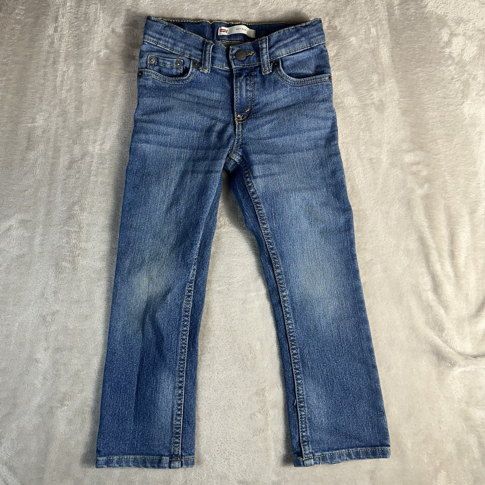 Levi’s 511 Boys Slim Fit Denim Jeans Blue 5 REG Cotton Pockets