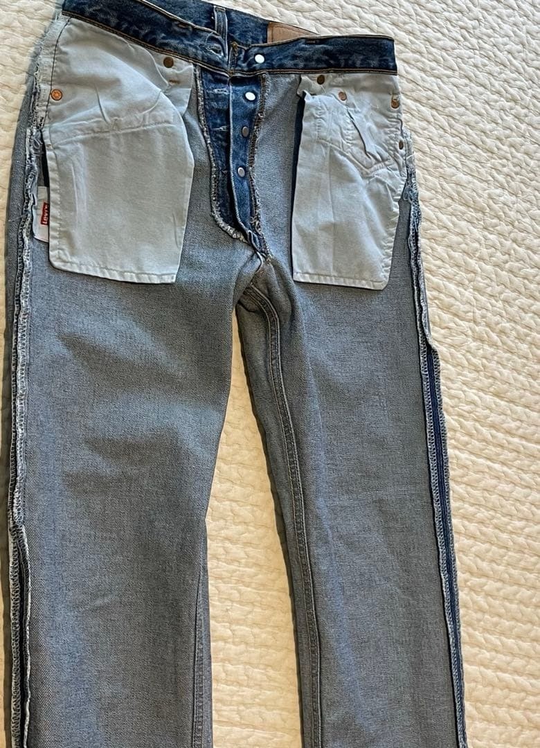 LEVI’S 501 90’s Medium Stone Wash Denim Jeans Men’s W28 L30 S Pre-Owned Japan