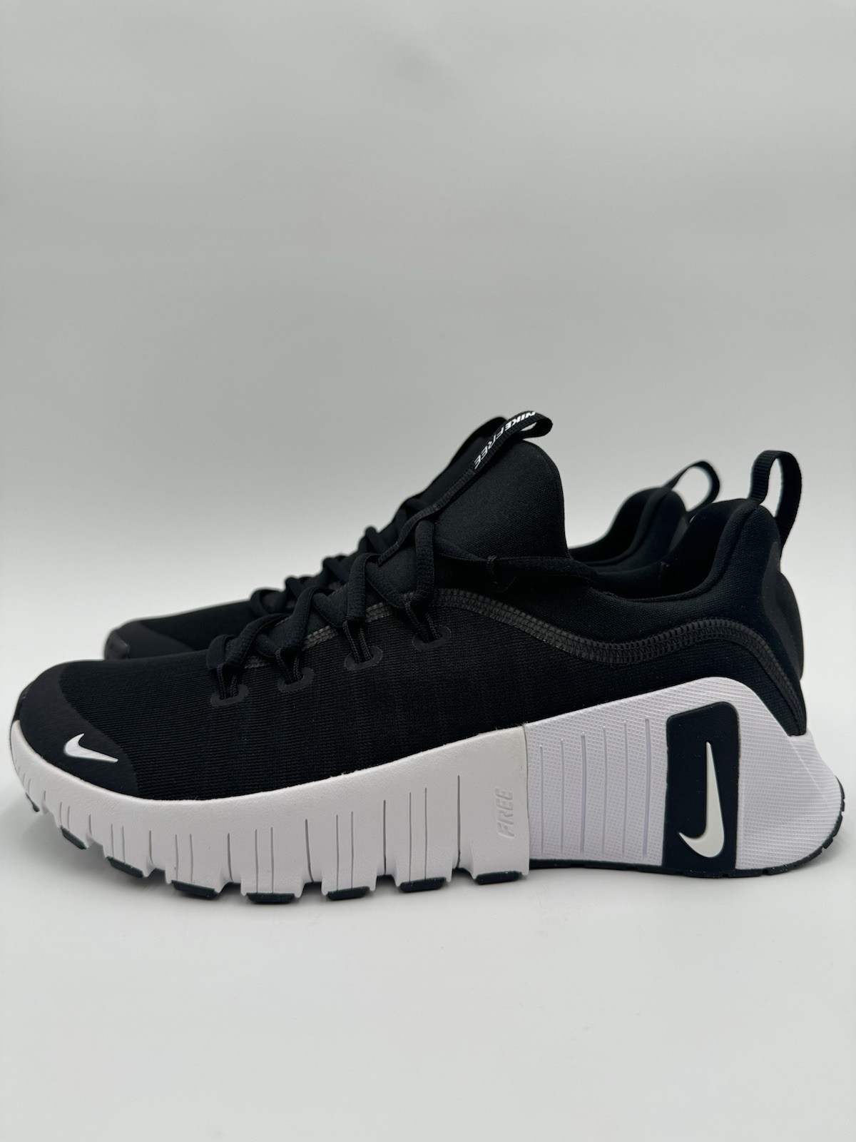 Nike Women’s Free Metcon 6 Training Size 10 Black White |FJ7126-001|