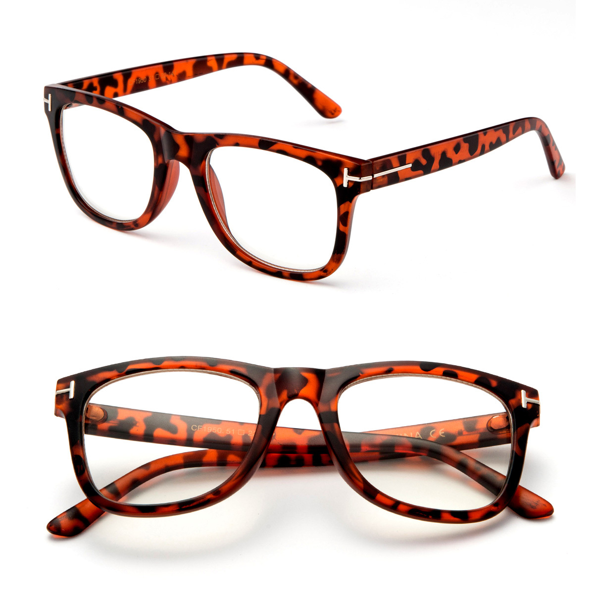 80’s RETRO Classic Variant Squared Frame Clear Lens Glasses Vintage Hipster