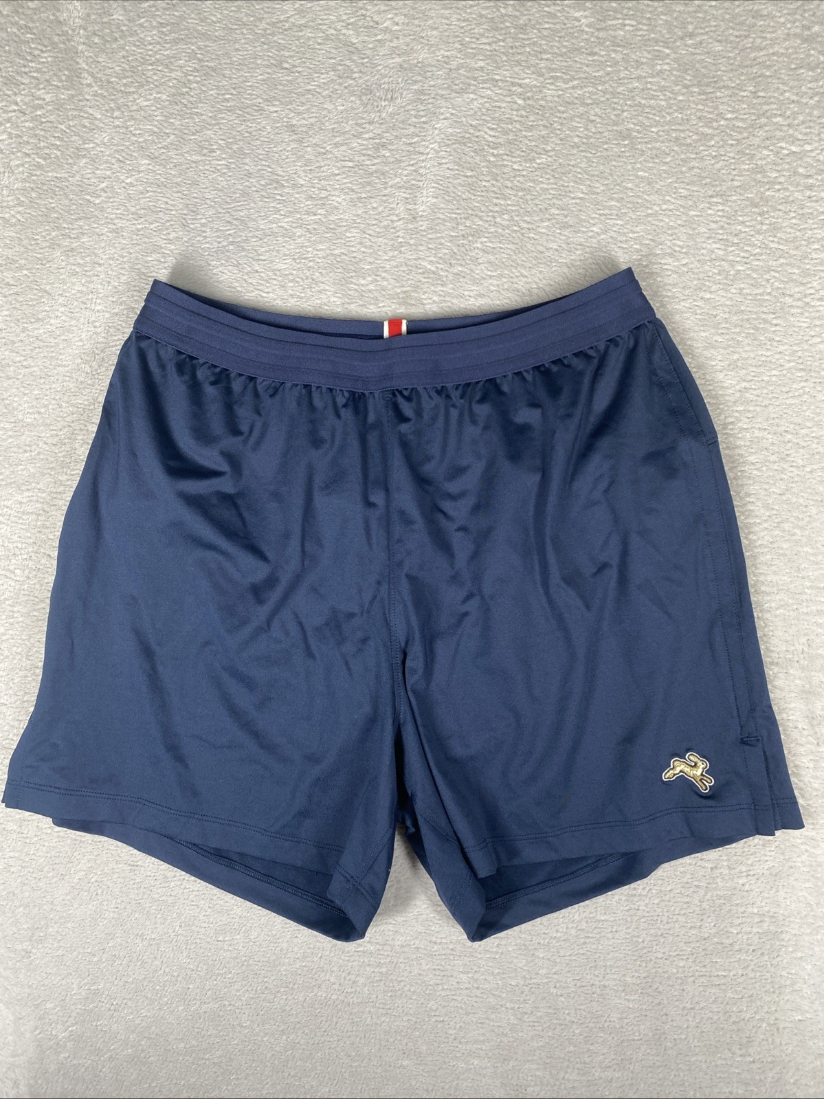 Tracksmith Session 2 in 1 Running Shorts Lined 6” Athletic Mens Medium Navy Blue