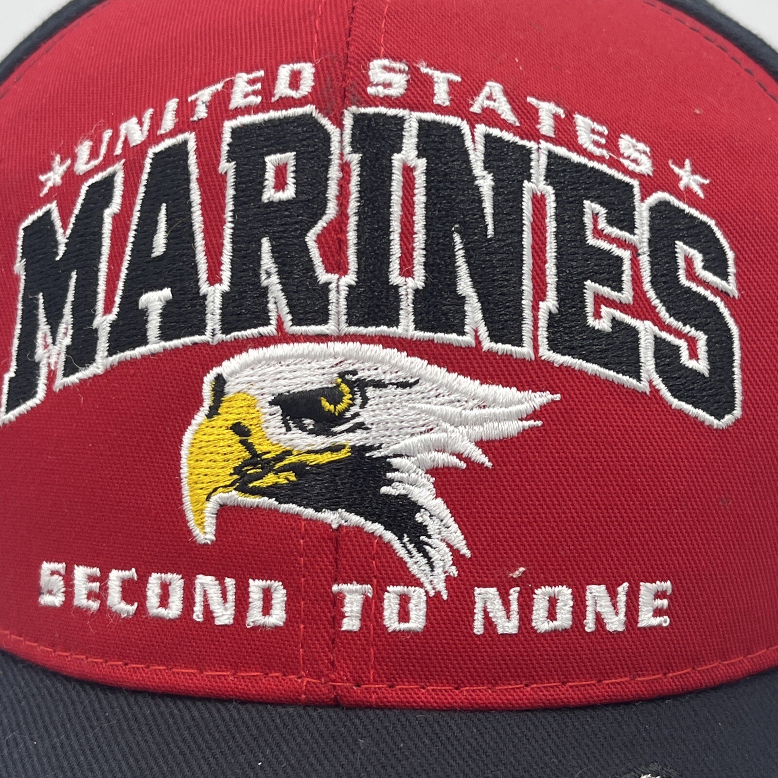 Marines Second To None Cap – United States Military StrapBack One Size Hat VGUC