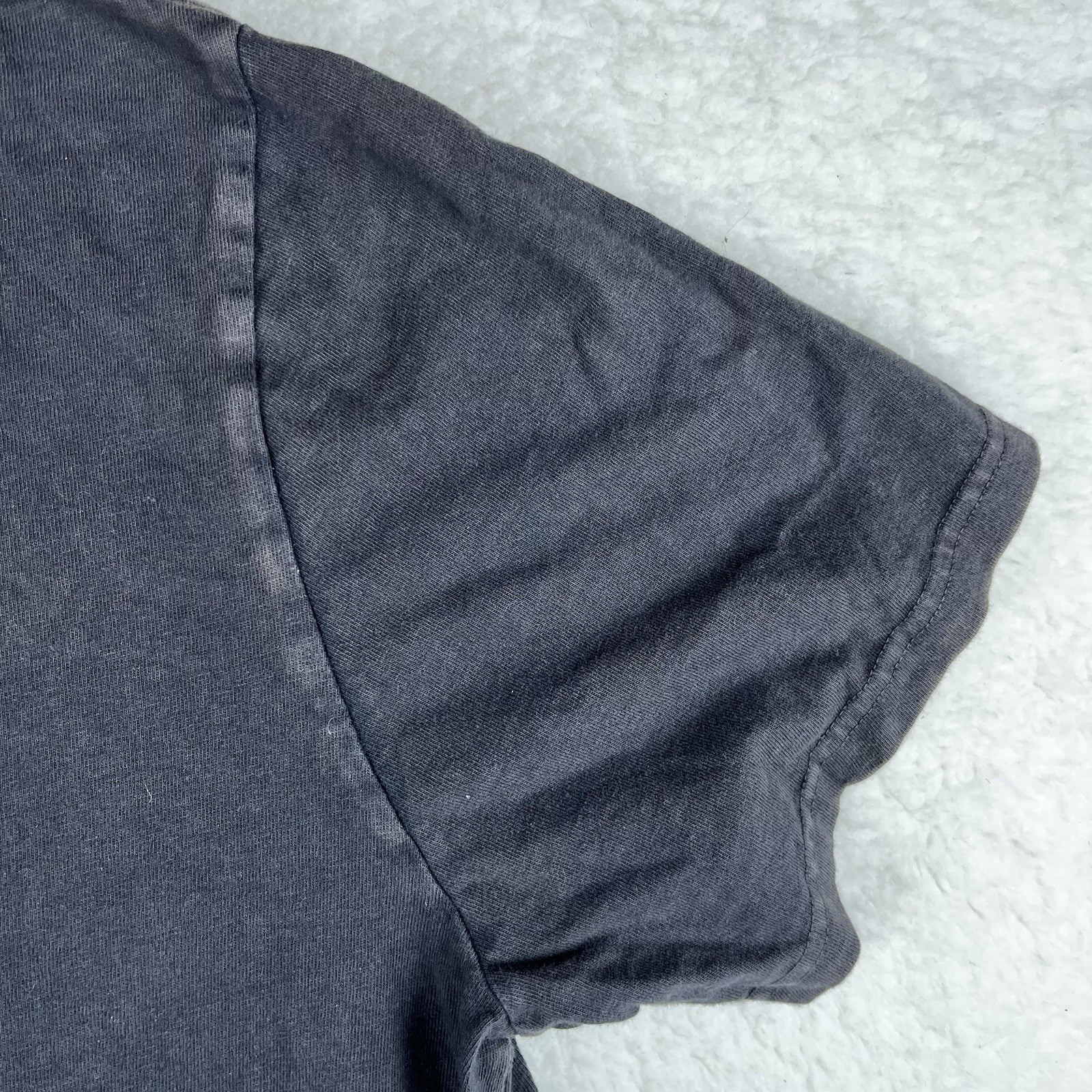Lucky Brand Sunset Wash Brown Pocket Tshirt Large Patina Retro Fade California