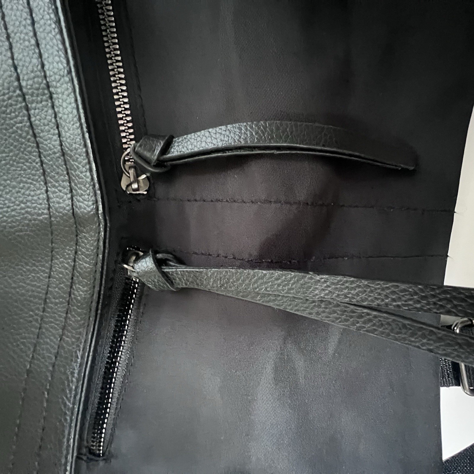Botkier New York Trigger Mini Backpack Black Faux Leather/Nylon