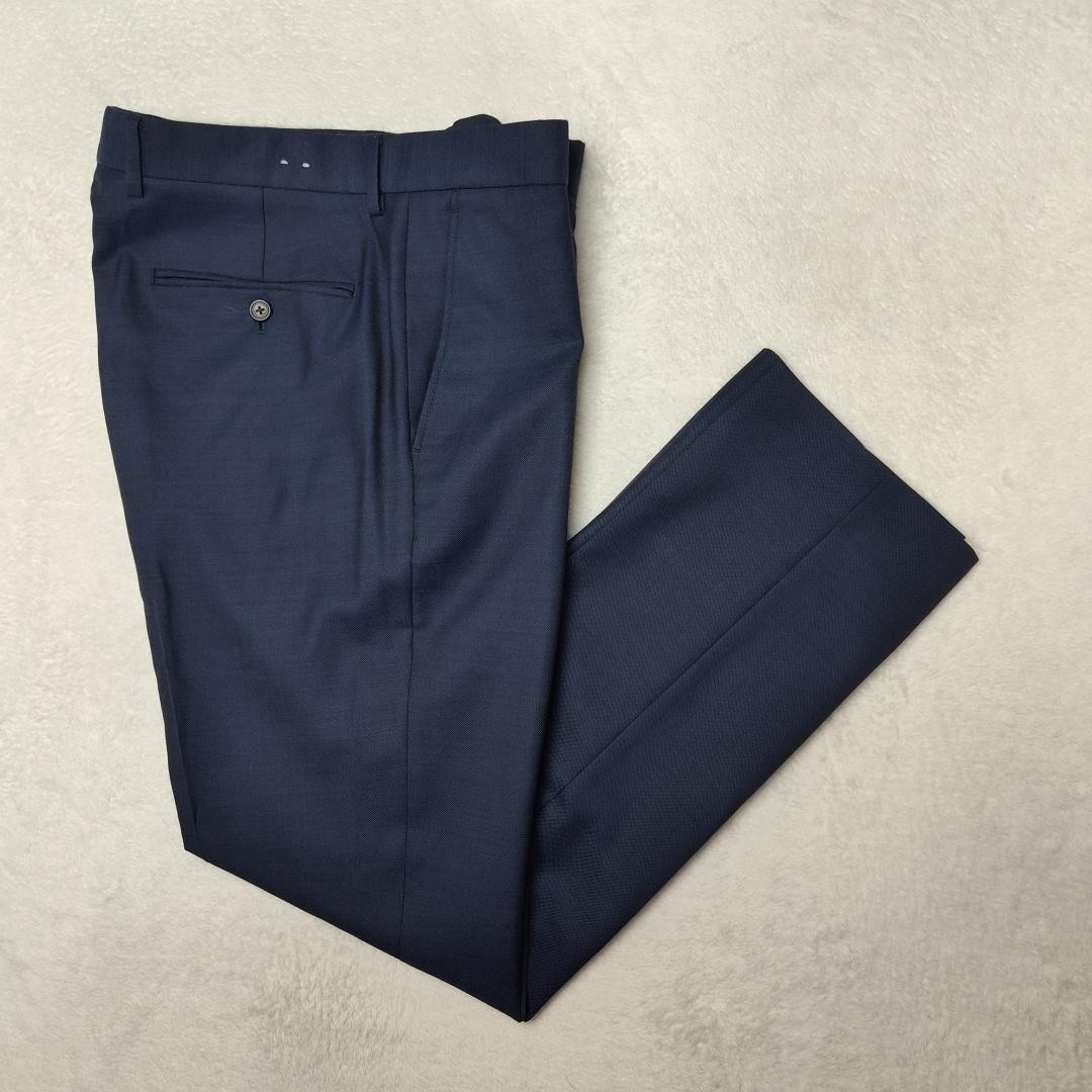 JCrew Pants Mens 31×30 Blue Wool Slim Bowery Dress Slacks Suit Trousers Work
