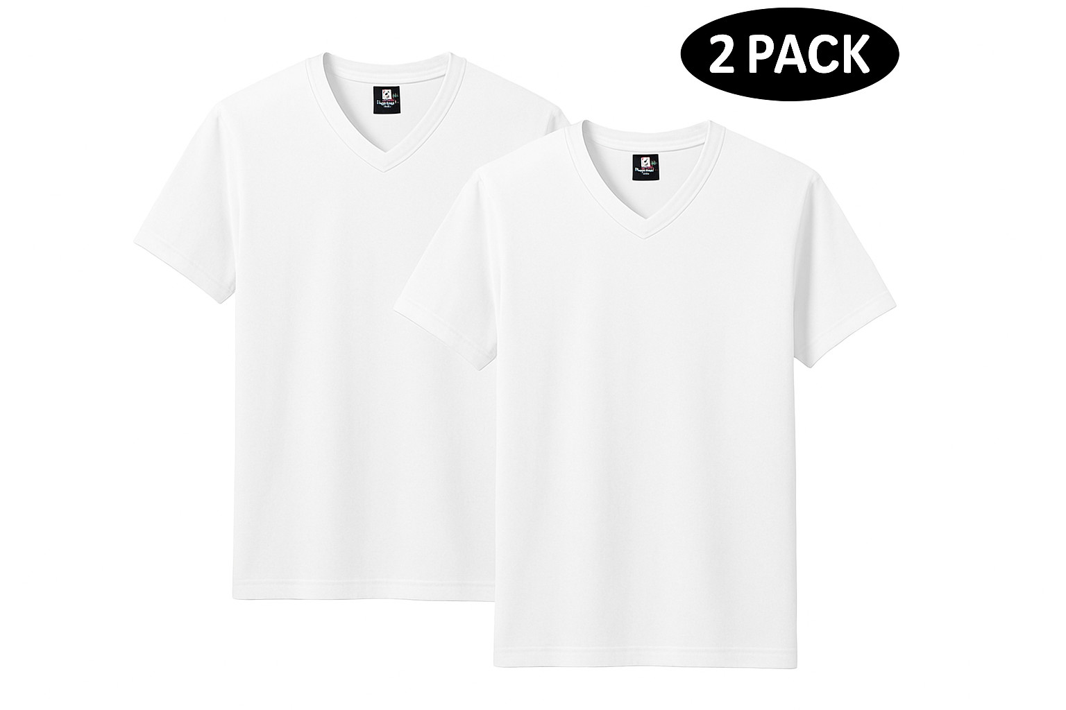 A1 Men’s Black V-Neck T-Shirts| white |multipack | Soft Cotton | Size 3X- large