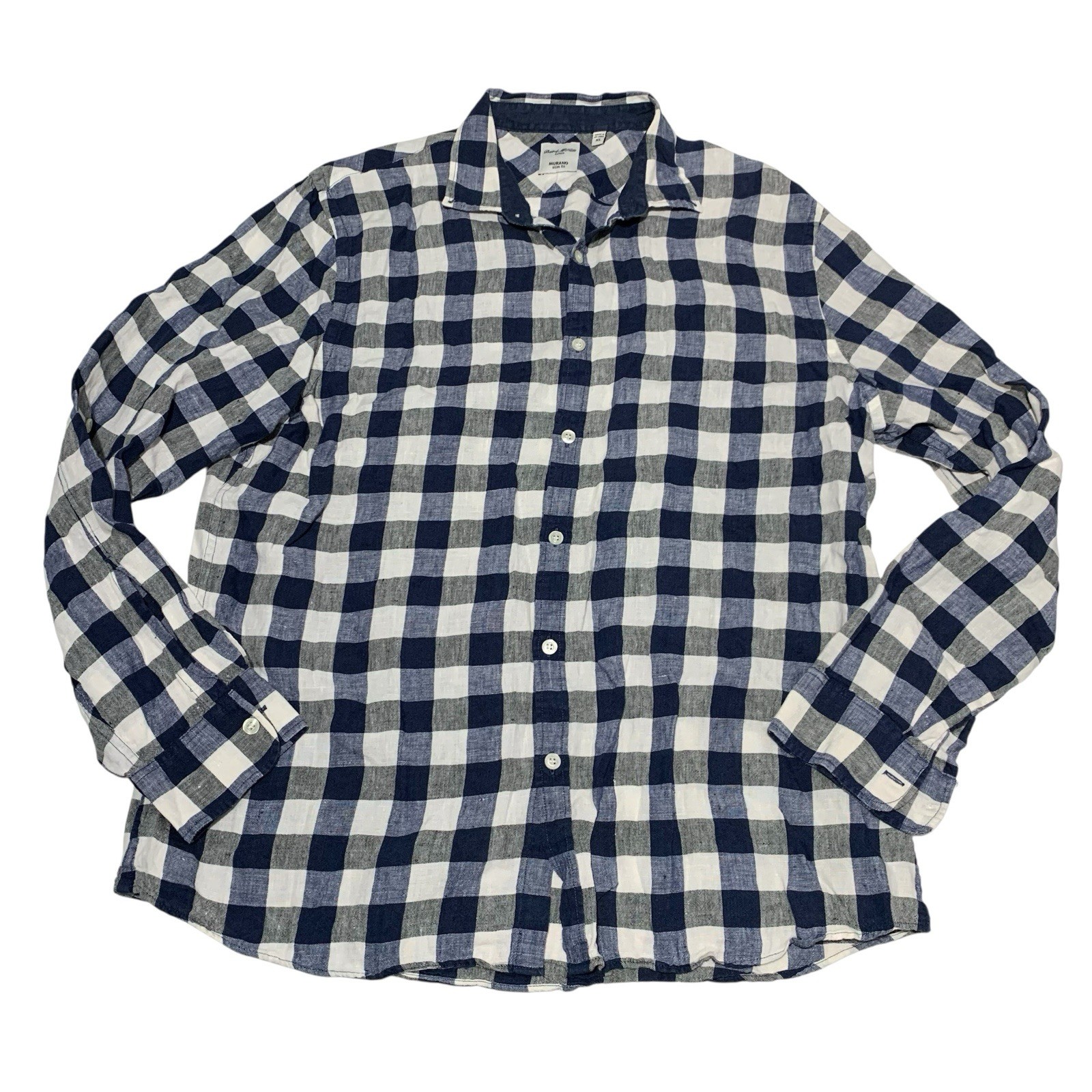 Baird Mcnutt linen murano slim fit Mens XL
