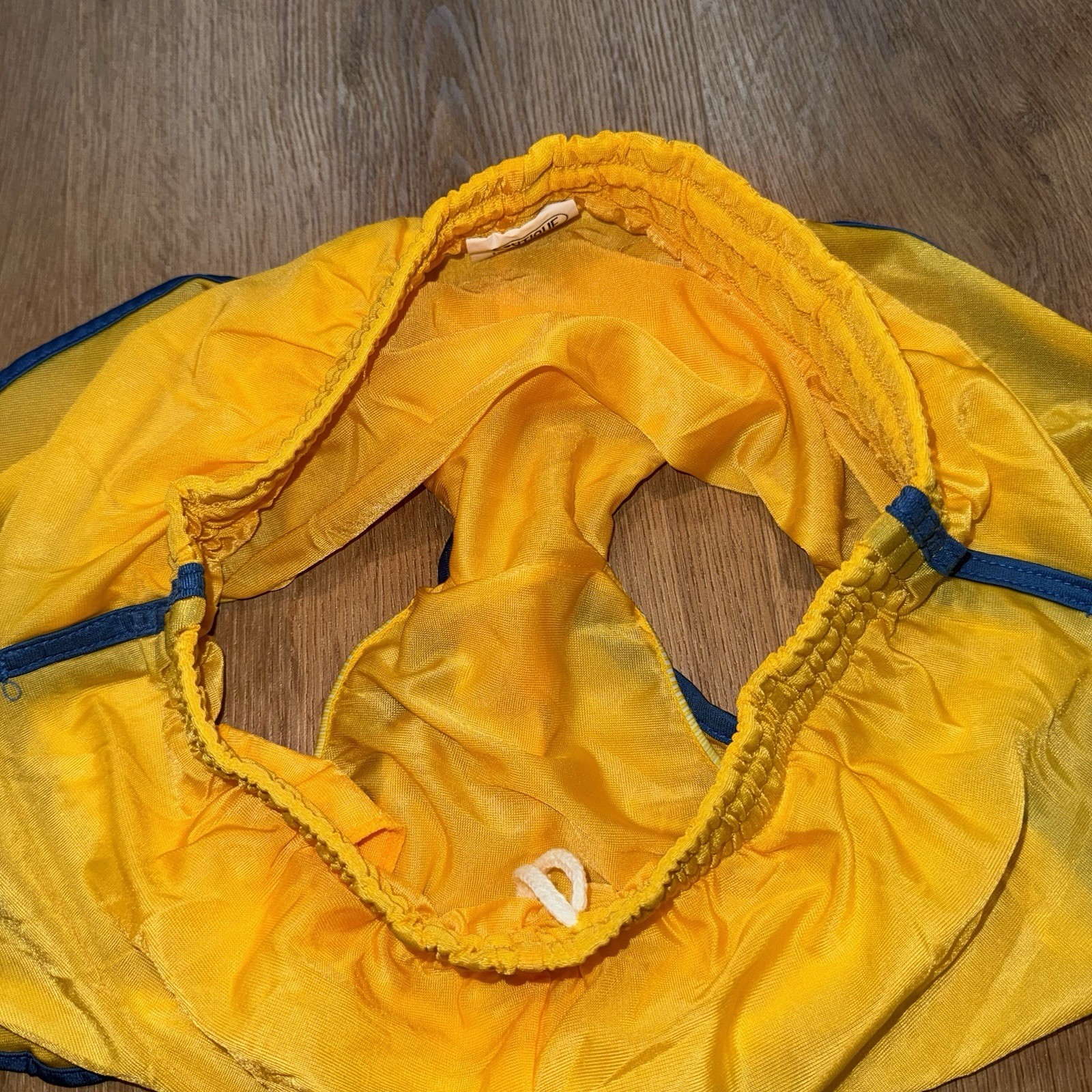 Vtg 70s 80s Running Shorts Mens Sprinter Split Side Thin Nylon Gym NOS Large