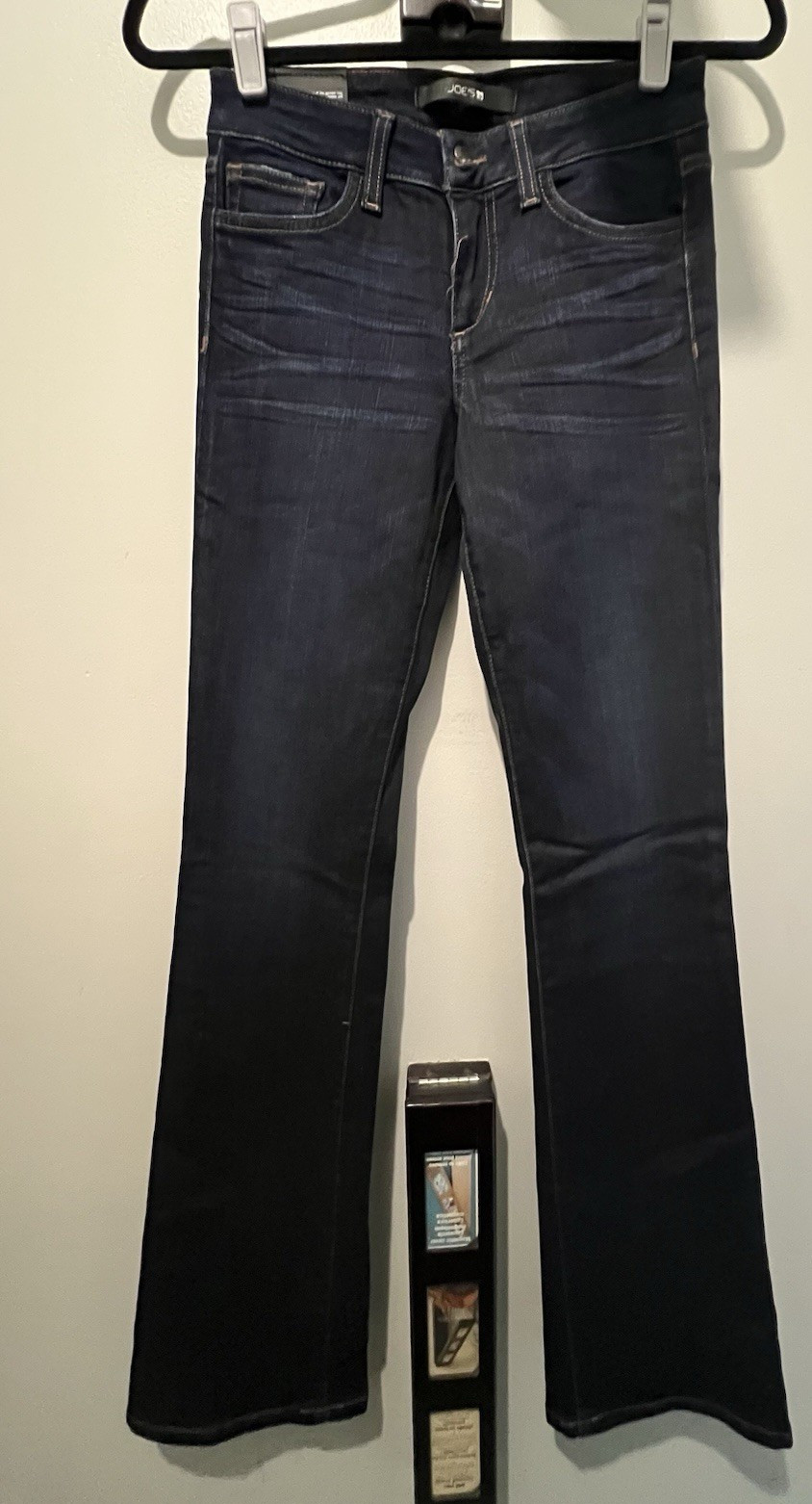 JOE’S Women’s Curvy Bootcut Jeans Dark Wash Blue Stretch Denim Size 25