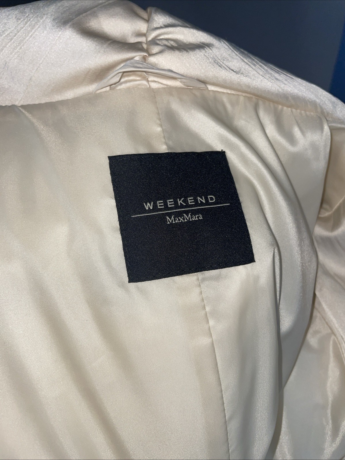 Weekend Max Mara Women’s Coat S Cream 100% Polyamide Puffer Jacket