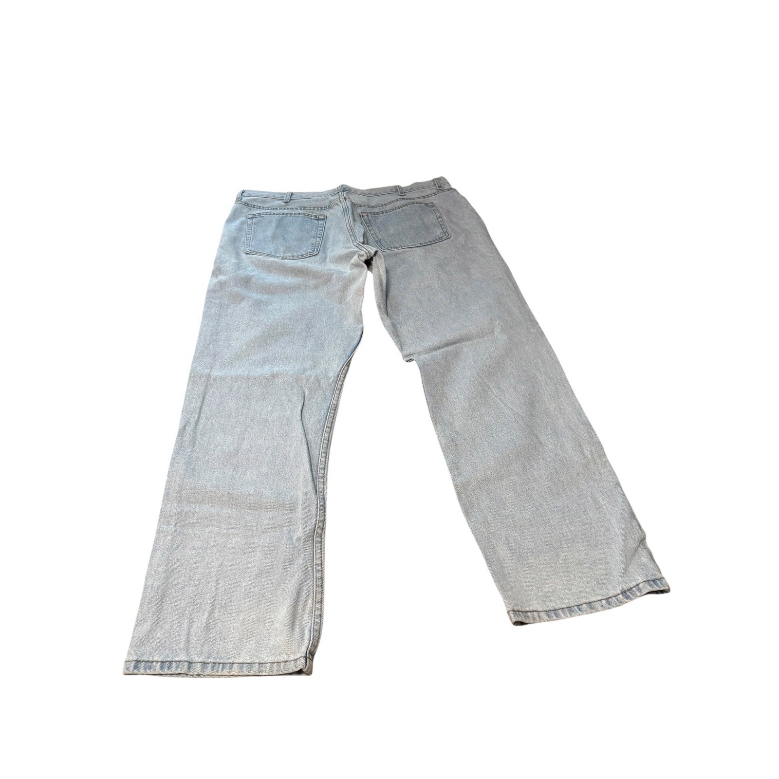George Mens Regular Fit Light Wash Blue Denim Jeans 40×32 GM08465
