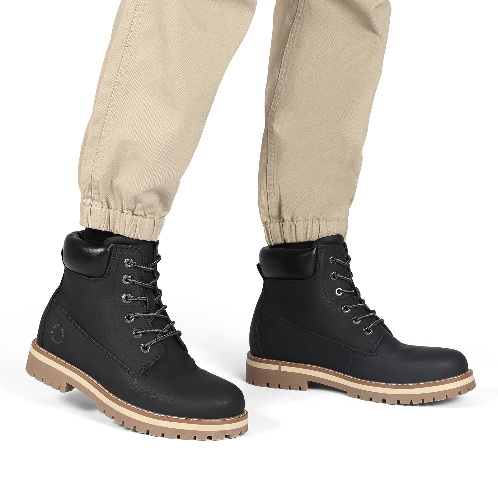 Men’s Classic Winter Fall Boots Lace-Up Outdoor Work Boots US Size 6.5-15