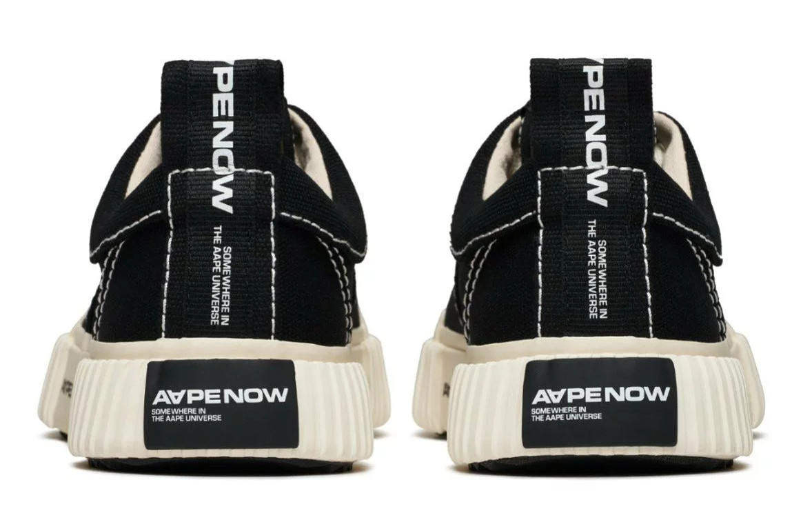 AAPE By A Bathing Ape AAPE NOW SHOES “GALAXY LITE” Black AAPSHM5280XXM Size 6