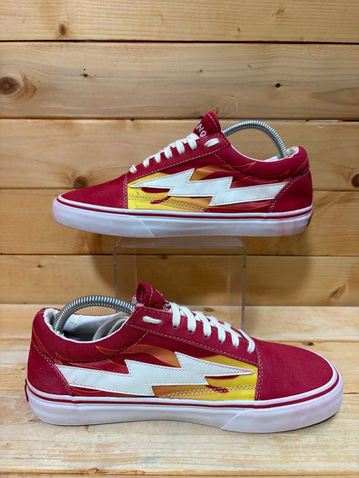 Revenge X storm red / fire vans style shoes – Mens size 9