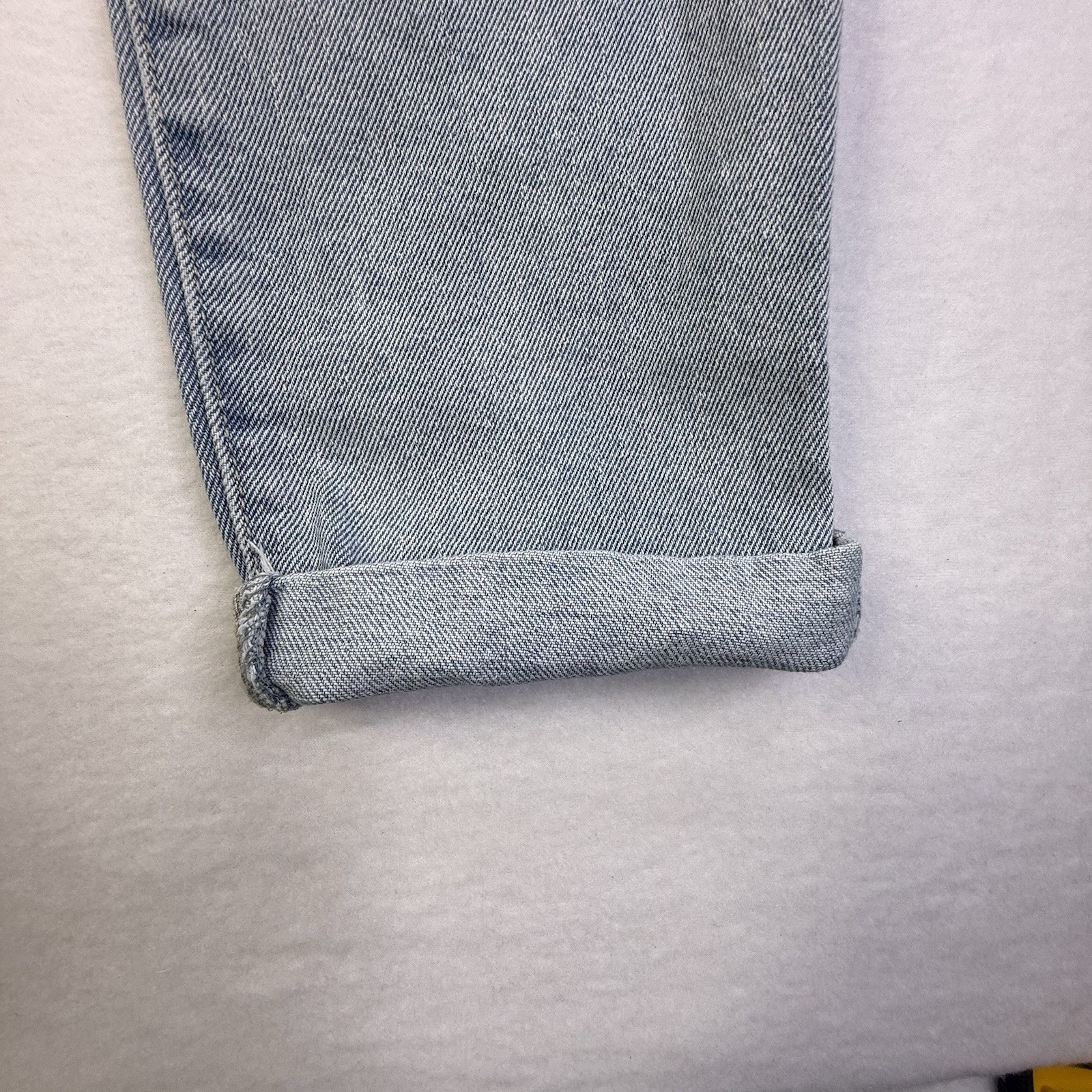 REWASH Size 3 Jean W26 Light Wash Boyfriend Rolled Cuff Straight Leg Y2K 1022