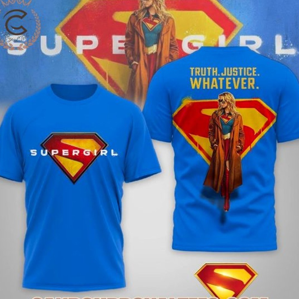 ❤️‍🔥FASTSHIP – Supergirl Truth.Justice.Whatever. Tshirt, Hoodie Gift For Fans