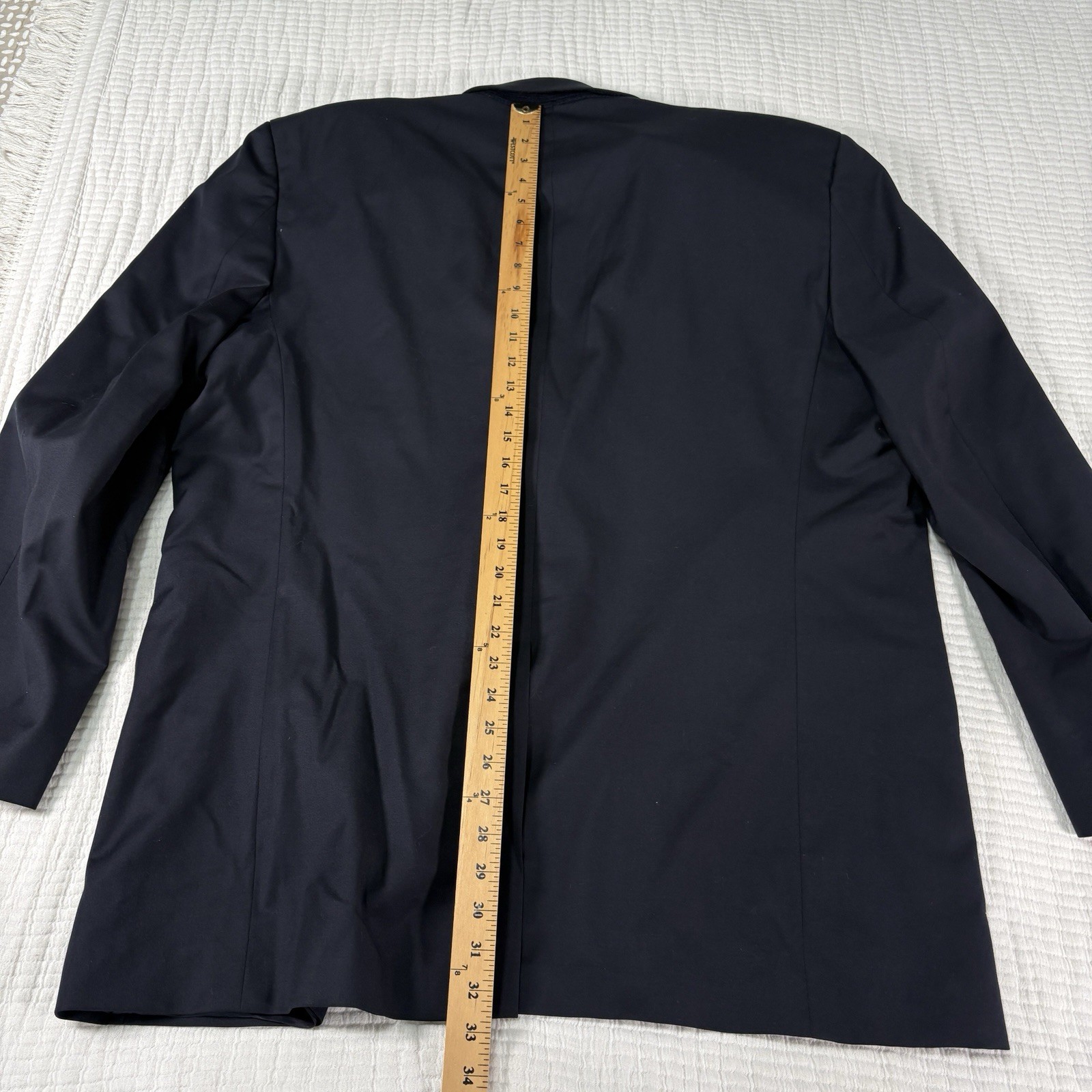 Brooks Brothers Jacket 50L Blue 1818 Madison Estrato Wool Blazer Sports Coat