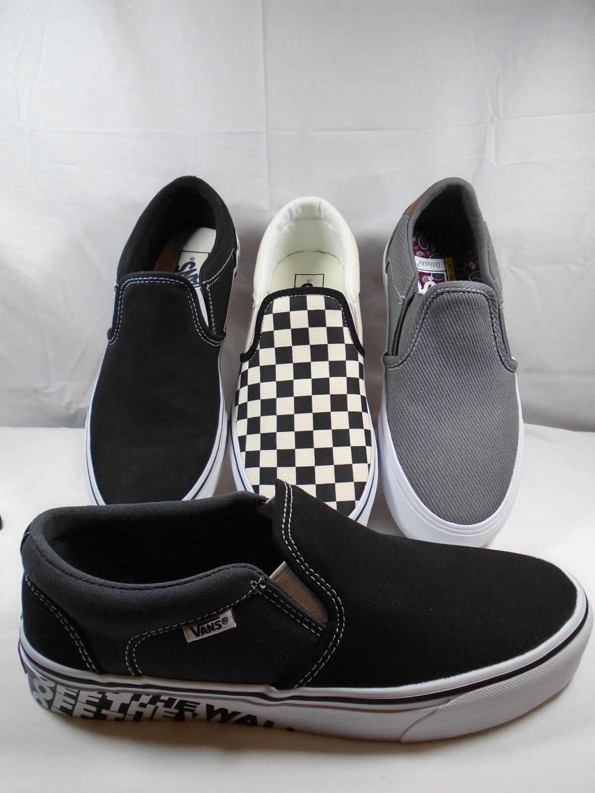 NWOB Men’s Vans Asher Slip On Skate Shoe assorted sizes & colors