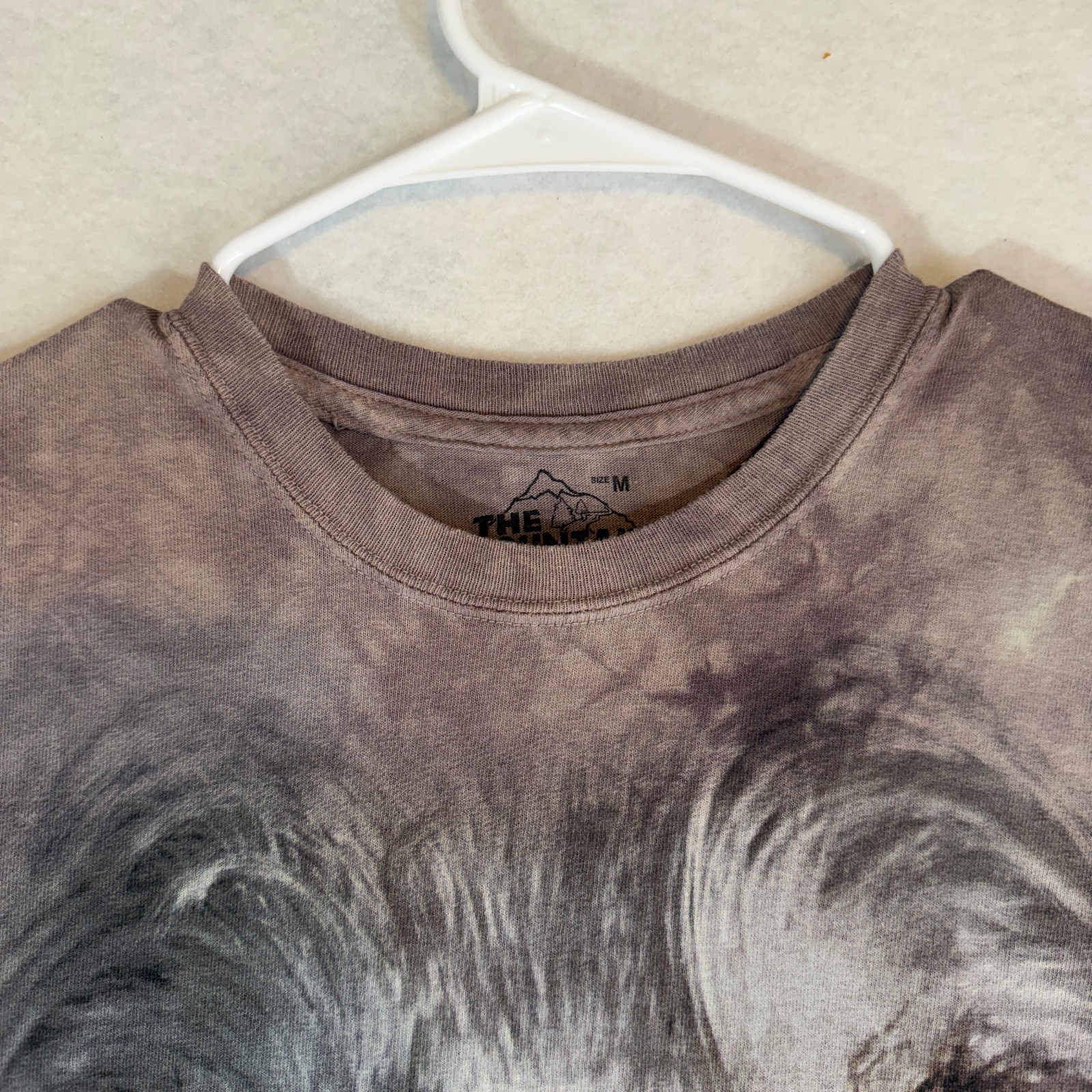 The Mountain Scottish Terrier Dog Tie Dyed Brown All Over Print T-shirt Medium