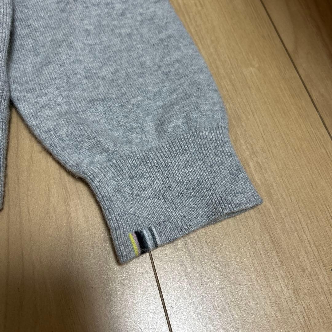 Extreme Cashmere Jacob Deep U Neck Sweater Gray Free Size Knit