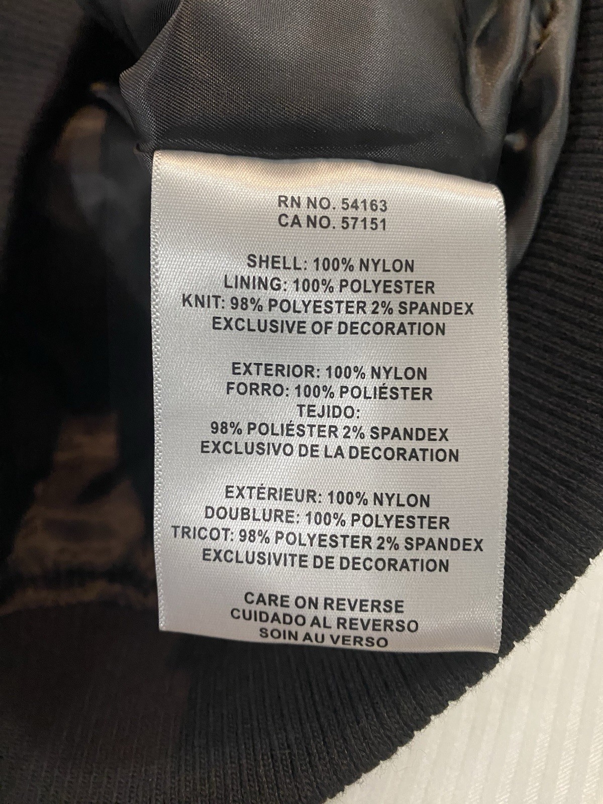 Levi’s Satin Bomber Flight Jacket Black New W/Tags Men’s L