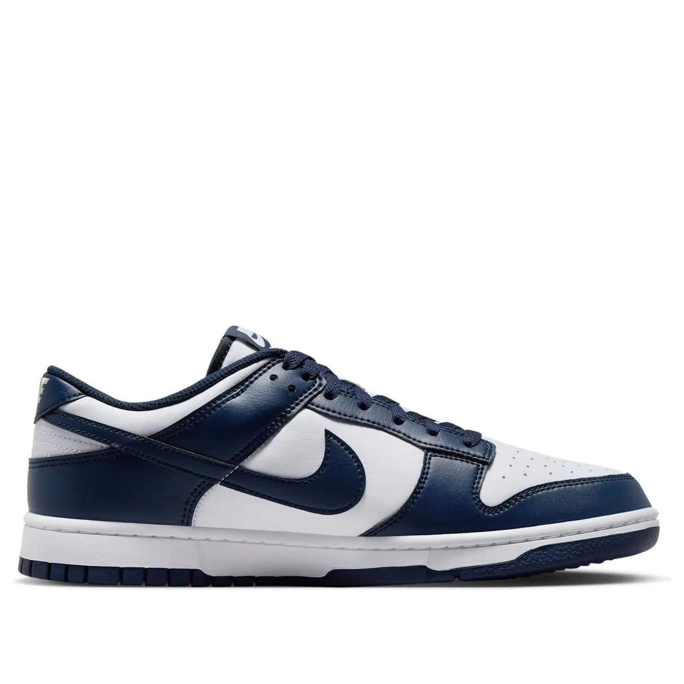 Nike Dunk Low White Midnight Navy Men’s HF5441-107 New