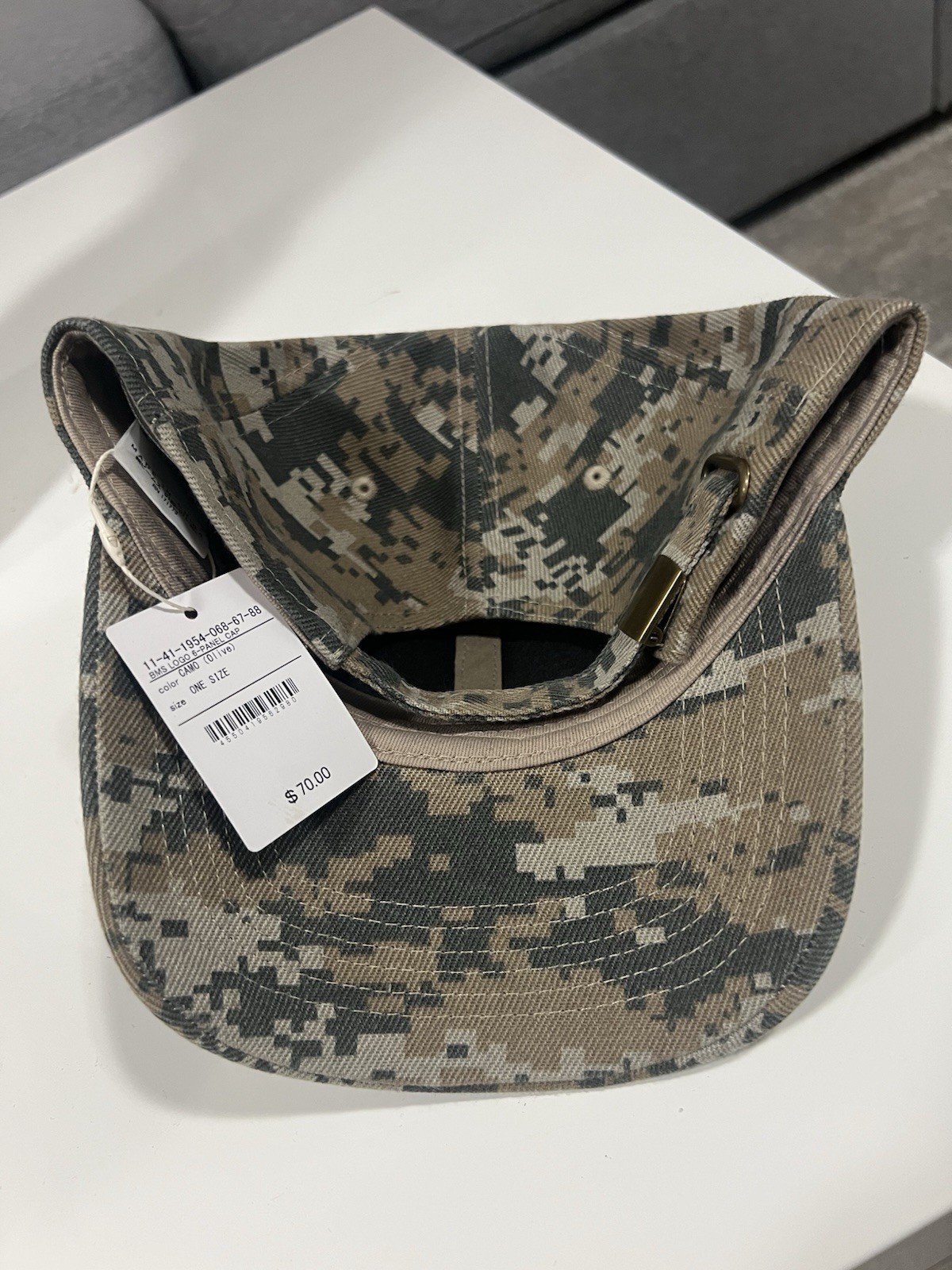 Beams Japan Digi Camo Strapback Hat Cap OS