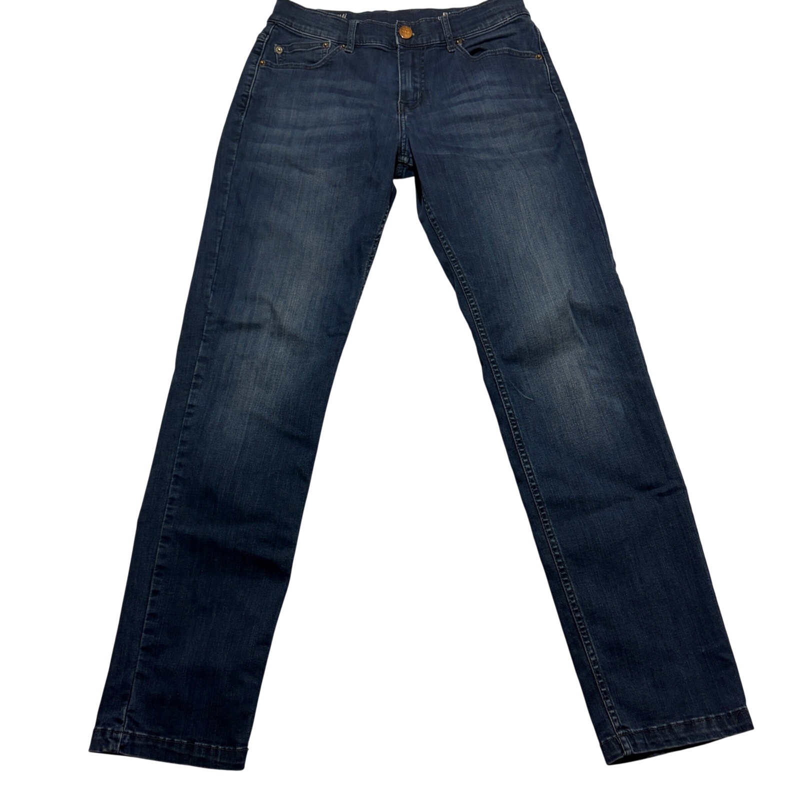 Mugsy Fultons Men Dark Wash Slim Stretch Denim Jeans FLX3NFU 30×32 Blue
