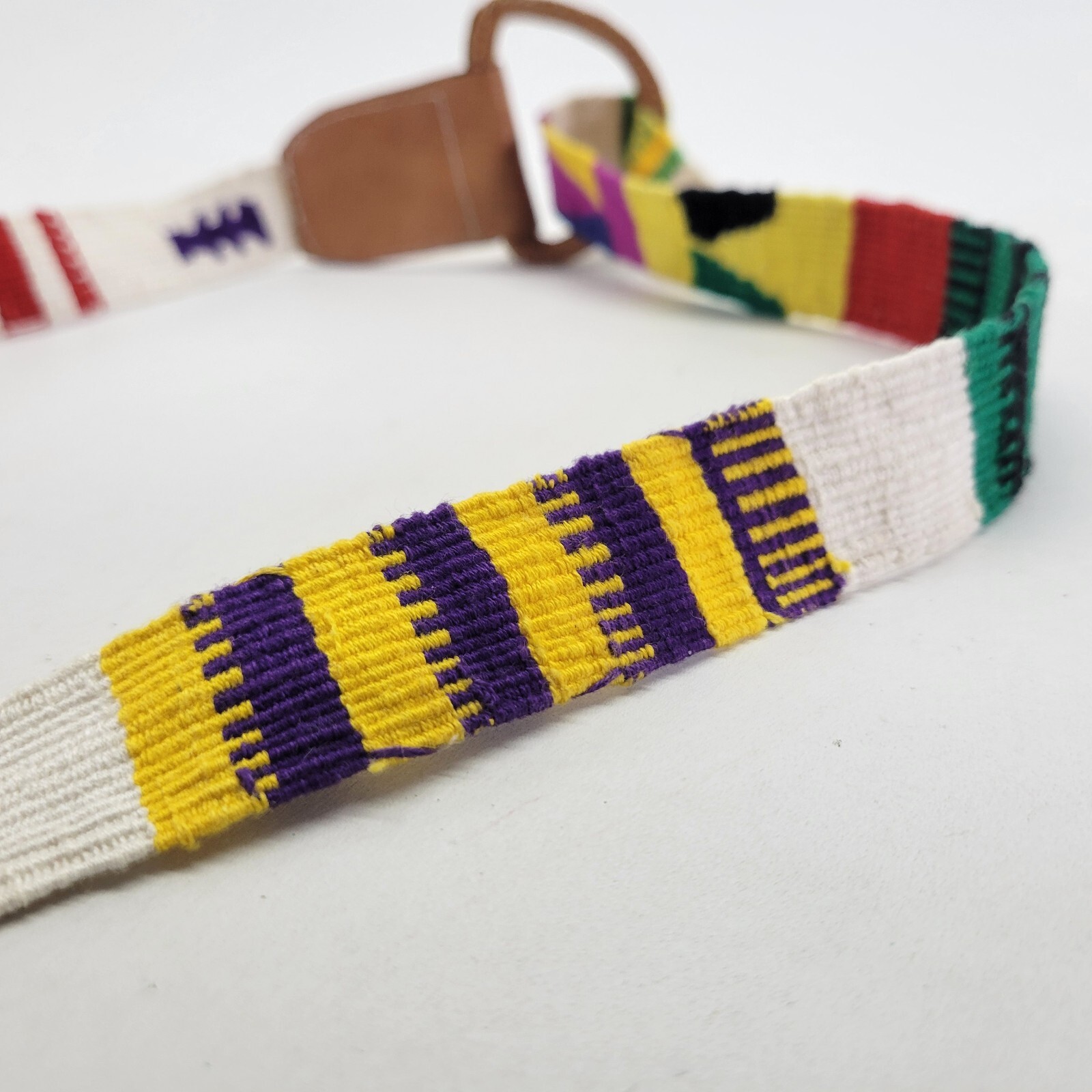 D Ring Tapestry Belt 30 32 34 Woven Cinch