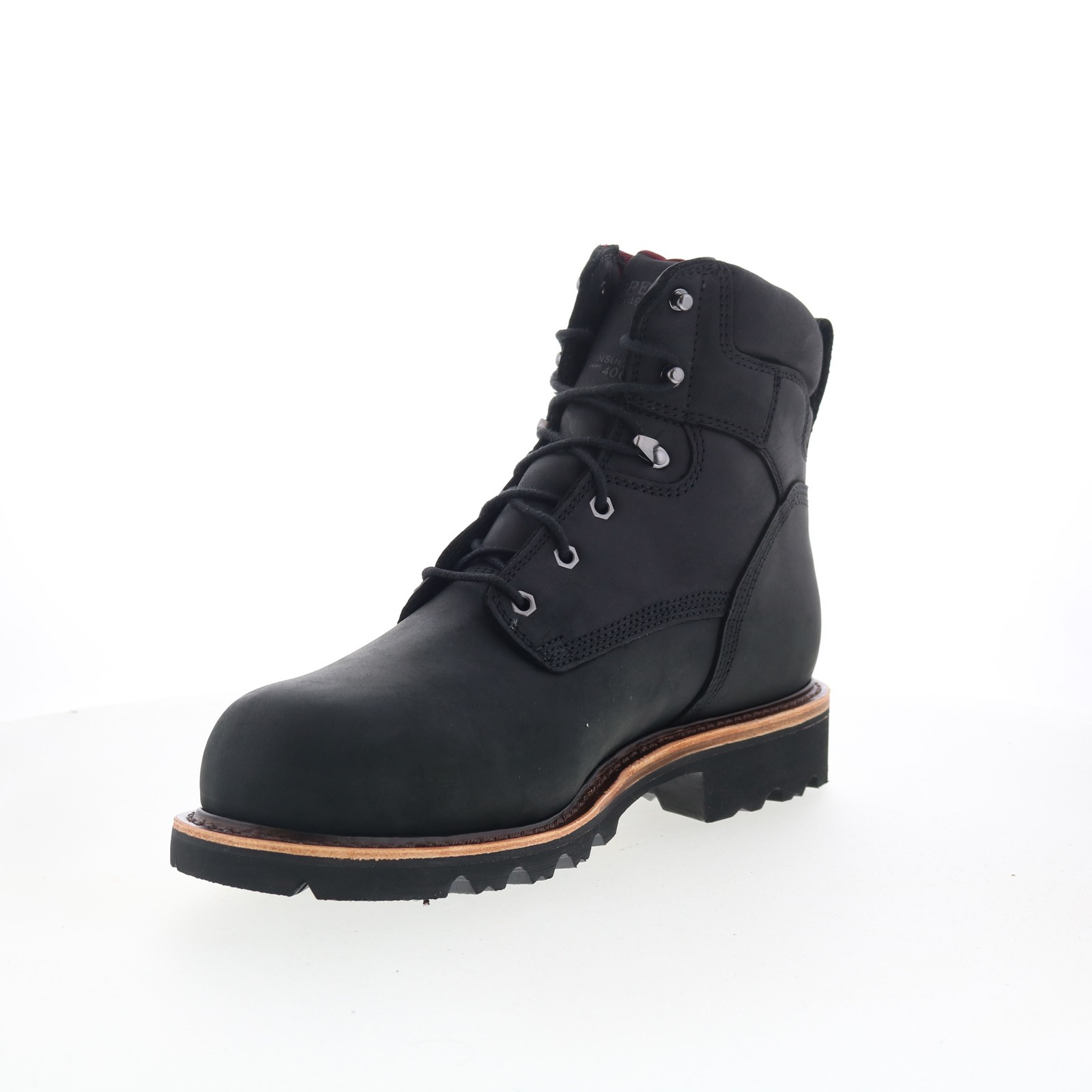 Chippewa Super DNA WP Steel Toe Insulated Mens Black Wide Work Boots