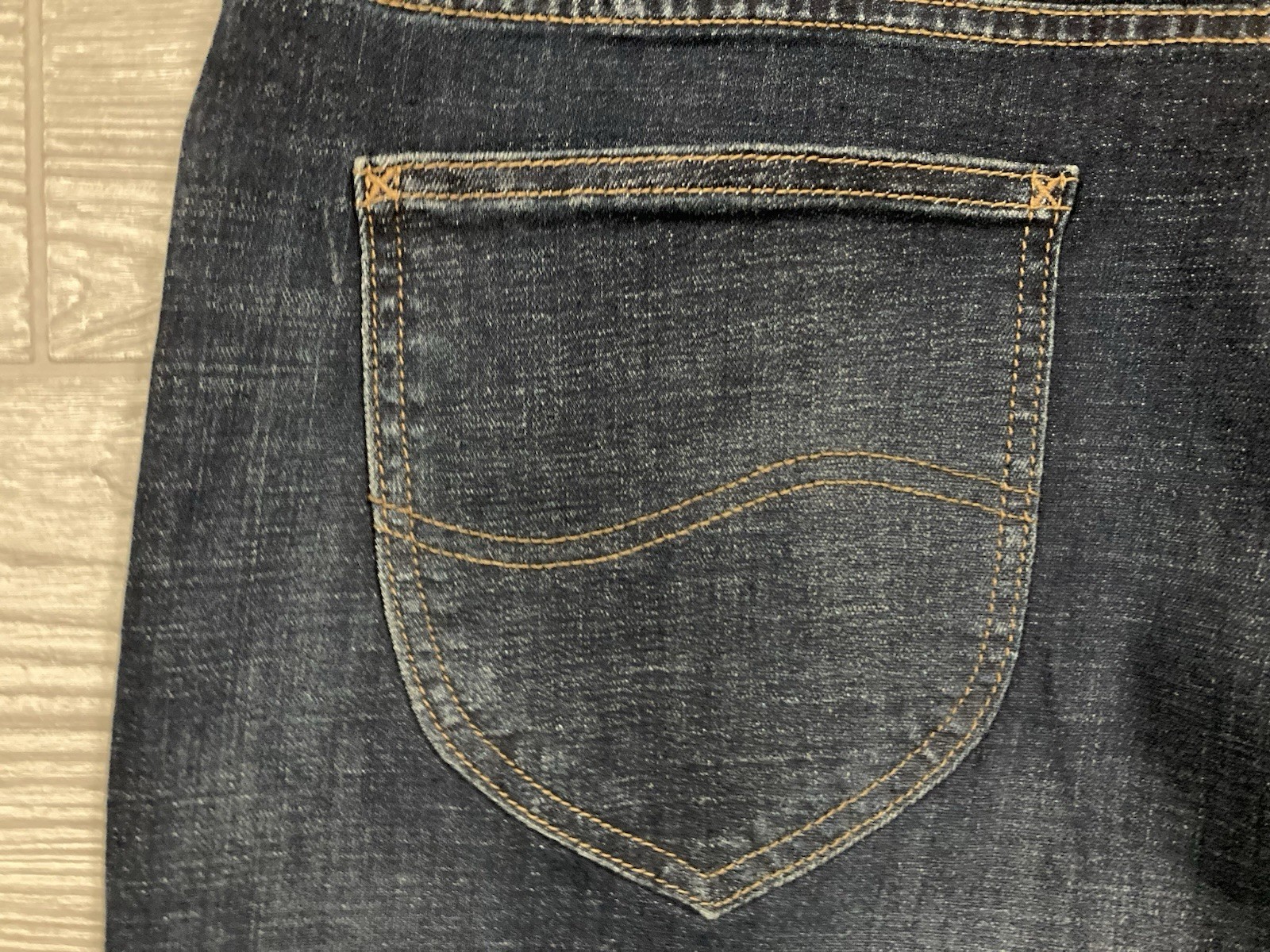 Lee Extreme Motion MVP Relaxed Straight Jeans Mens 38×30