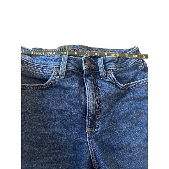 Wrangler Retro Womens Super Flare Jeans 26×32 Blue High Rise Stretch