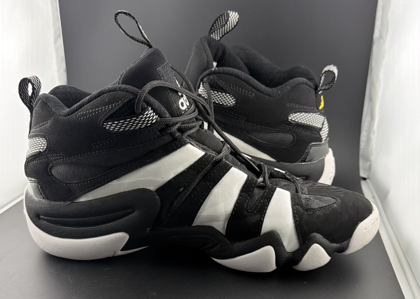 Adidas Crazy 8 Black White High Top Basketball Sneakers Men’s Size 9 G21939 VG