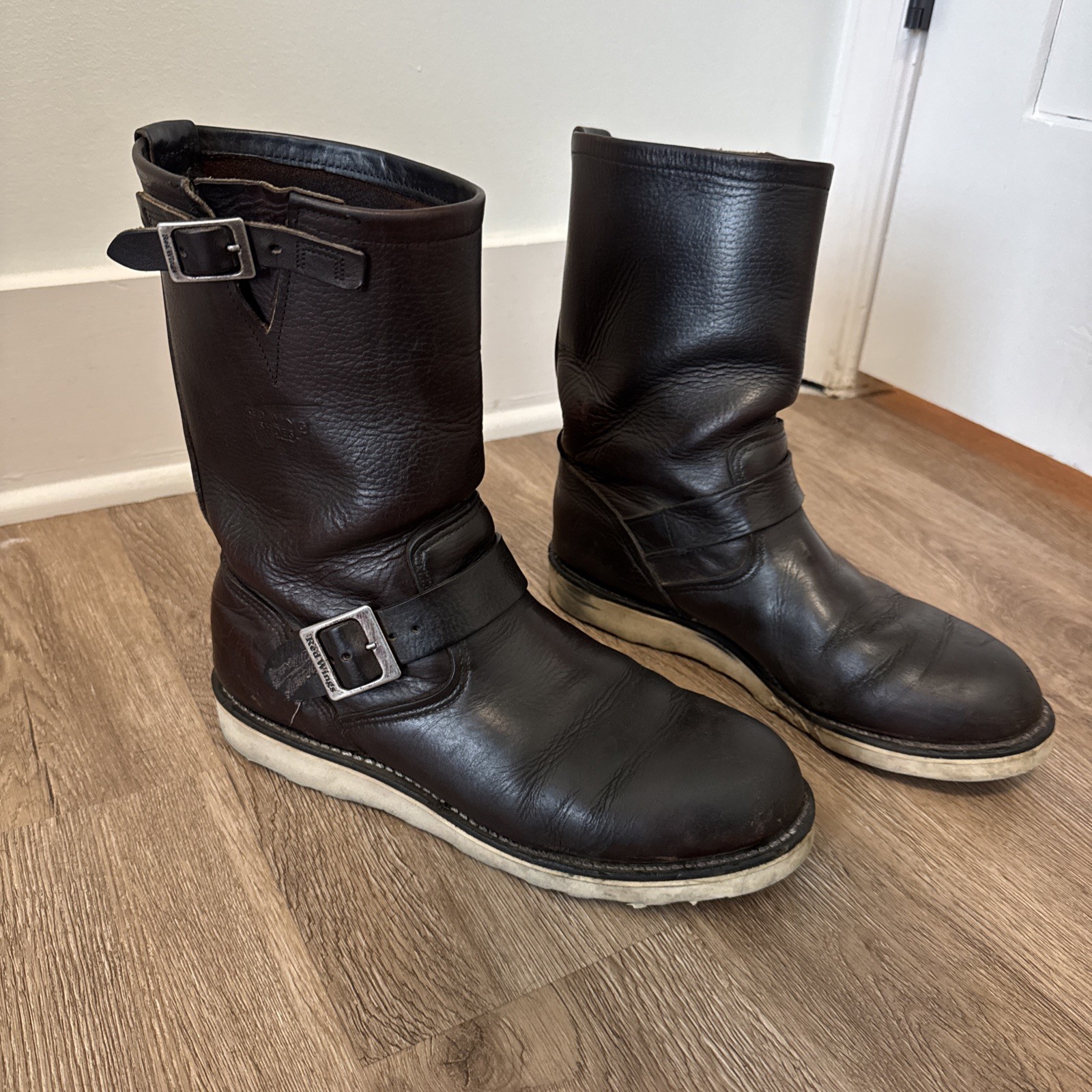 Red Wing 2970 Engineer Boots Briar Oil Slick, Size 9.5D