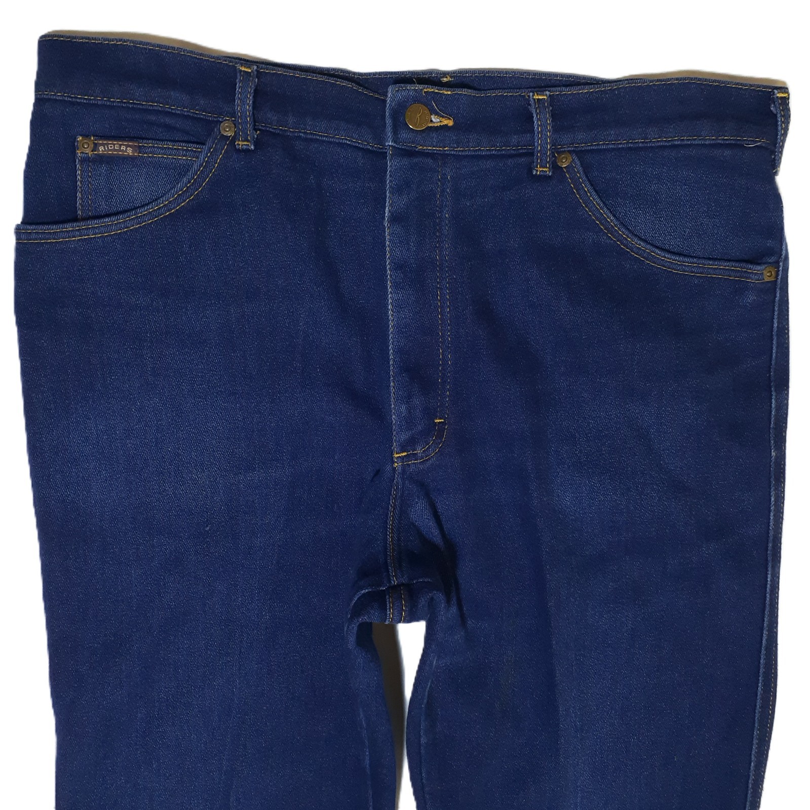 Lee Women Jeans Blue Denim Riders VTG USA Rise=13in Inseam=31in Waist=38in