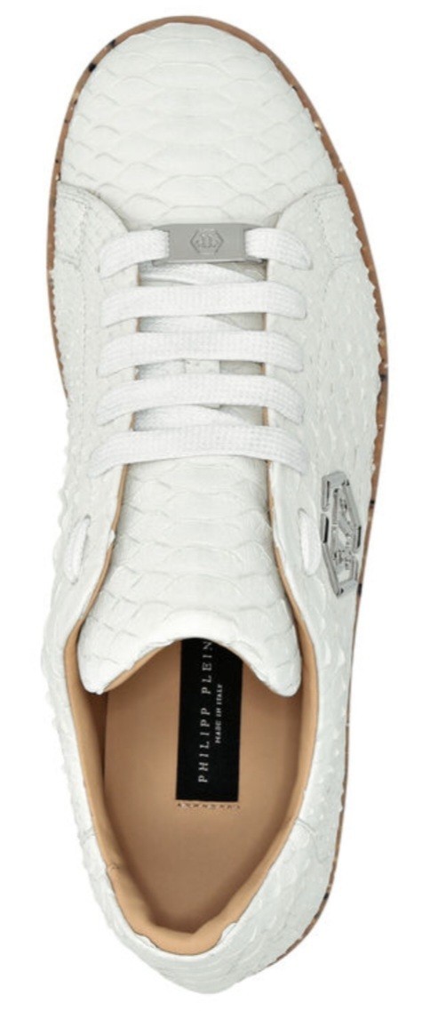 PHILIPP PLEIN LO-TOP PYTHON SNEAKERS / 41 / NEW /