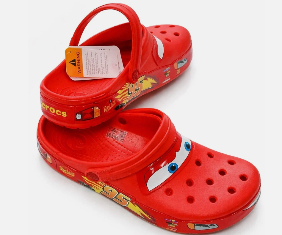 NEW Crocs Lightning McQueen Clog Adult Shoes Limited Classic No Lightup US