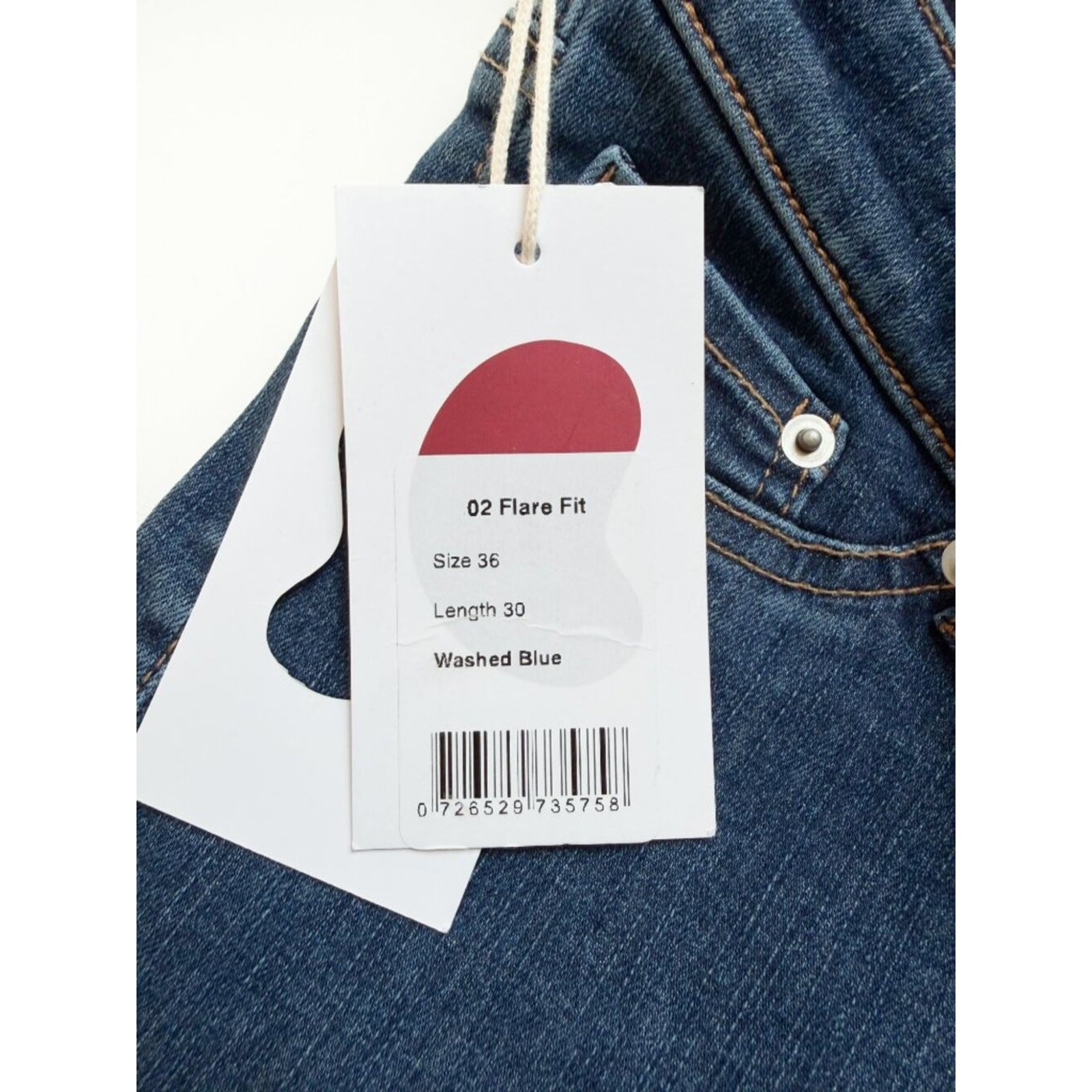 Ilouity Flare Fit Maternity Jeans Washed Blue Size EU 36 US 4 NEW NWT