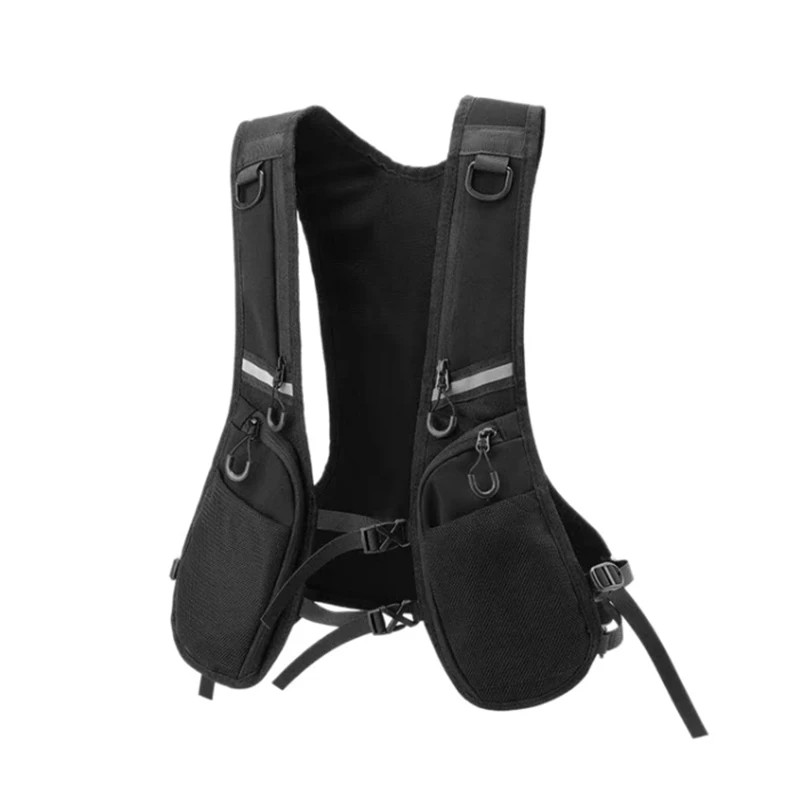 Reflective Design Chest Pack Outdoor Sports Tactical Vest Backpack Hip-hop Stree