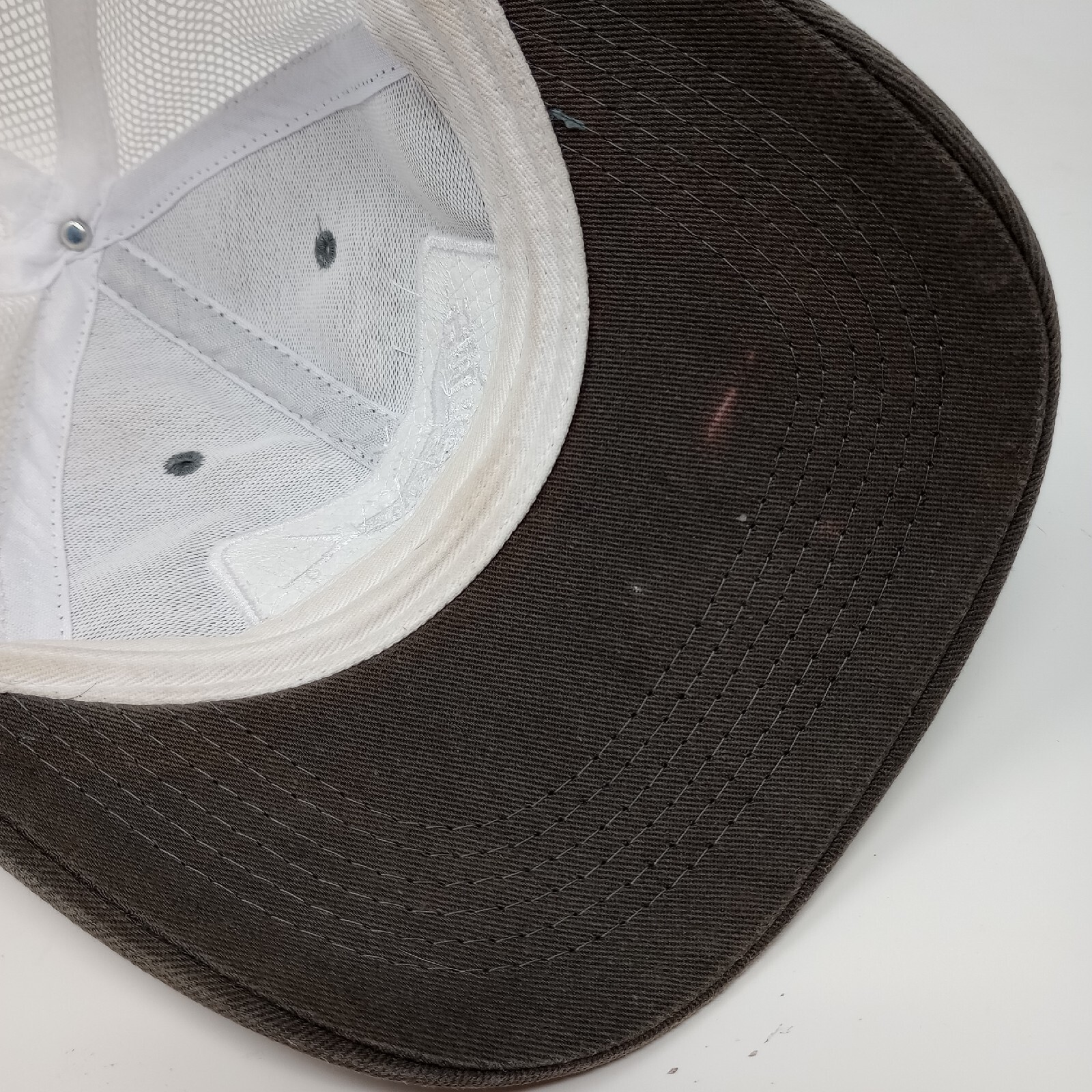 Southern Lure Mahi Mahi Logo White Mesh Back Adjustable Baseball Cap Hat