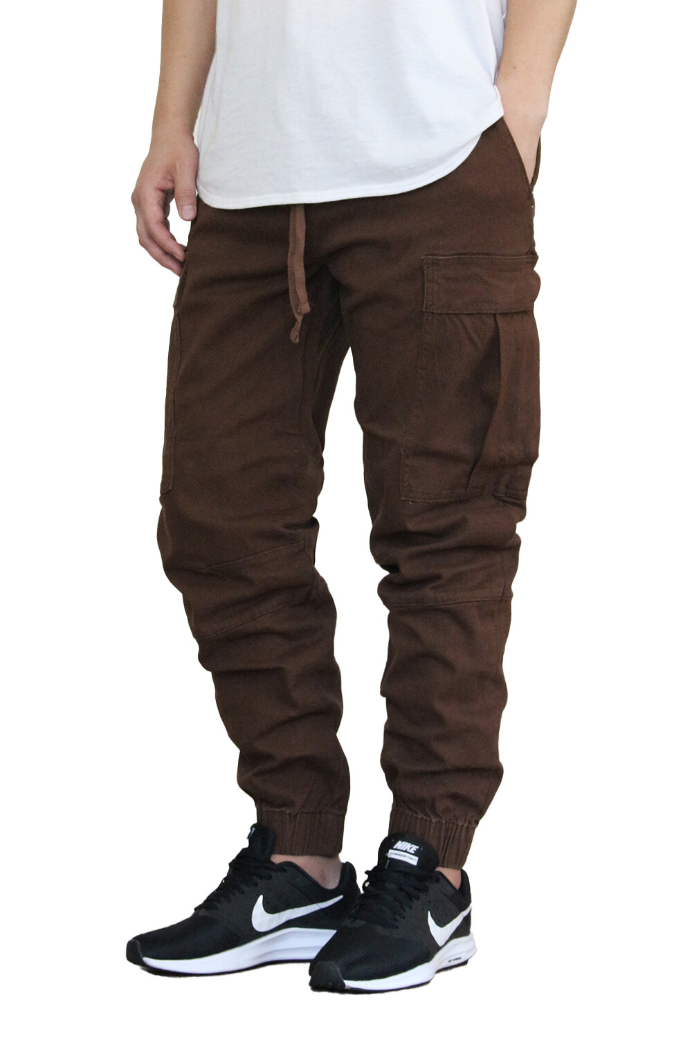 Men’s Stretch Twill Cargo Jogger Pants Jeans Size XS to 2XL