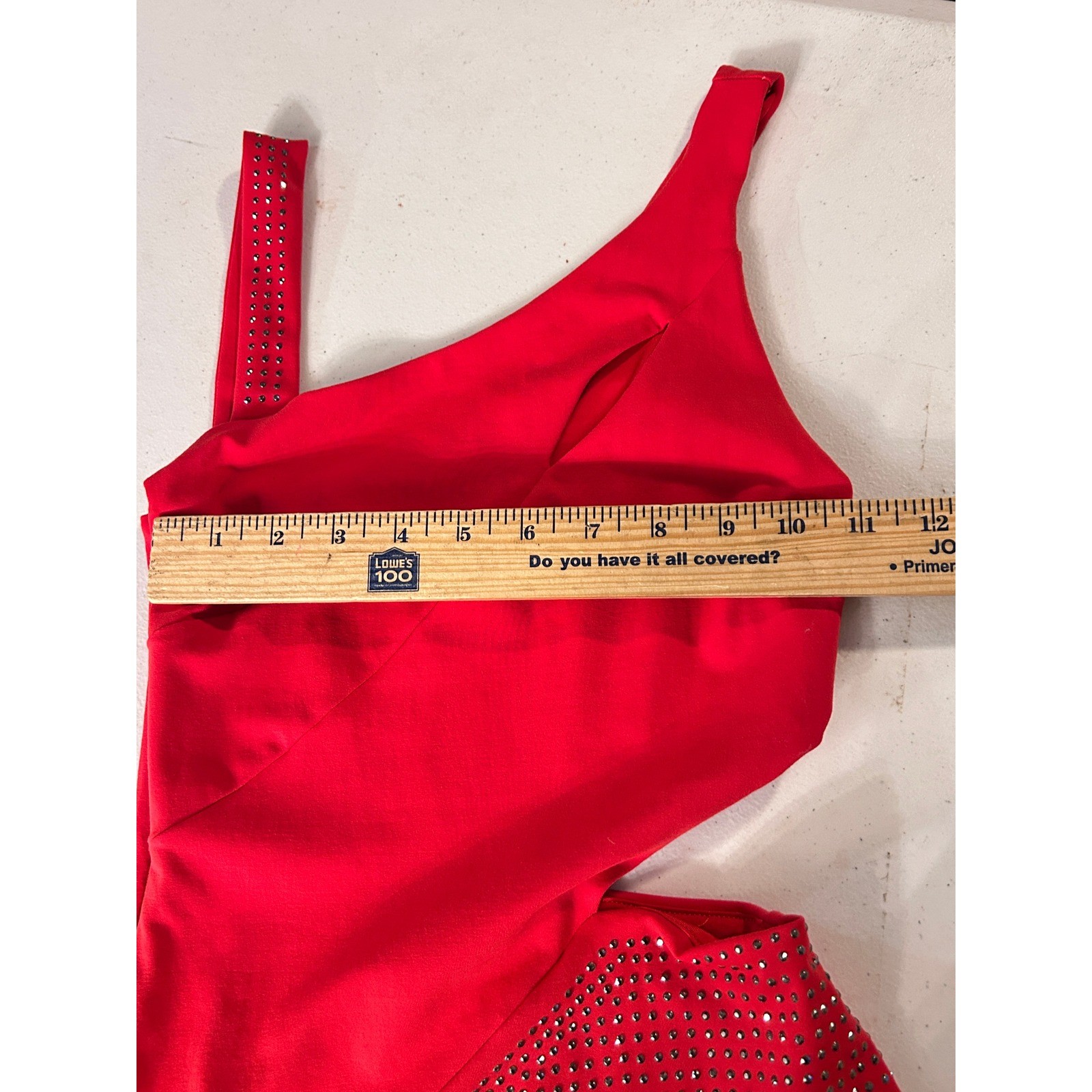Bebe Red Fitted Mini Dress Bodycon xxsmall Sexy Party Clubbing