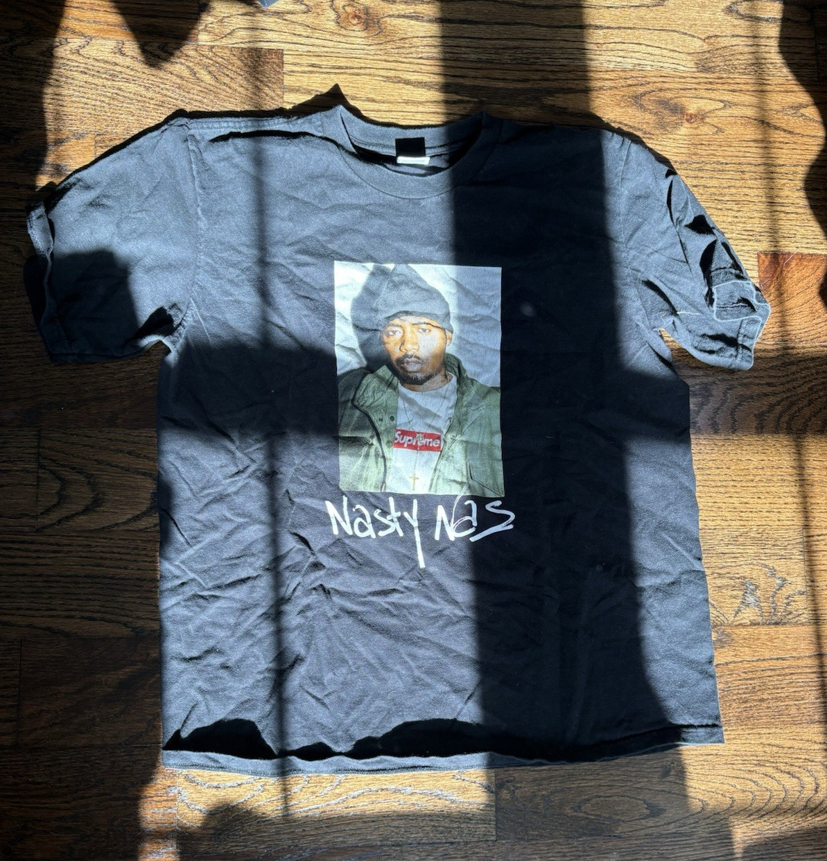 Vintage Supreme Nas Graphic Men’s M Black