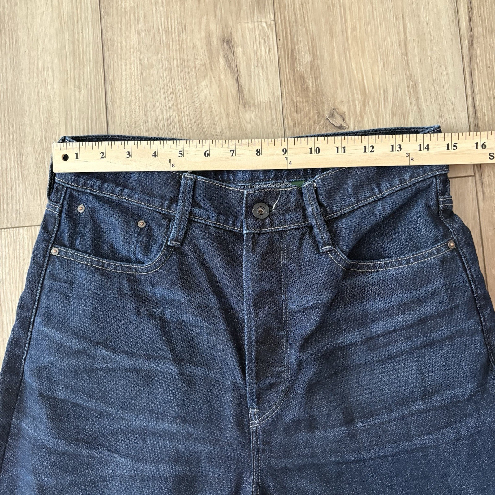 G Star Original Raw Denim Dark Blue Jeans Women Sz 28 Loose Type 89