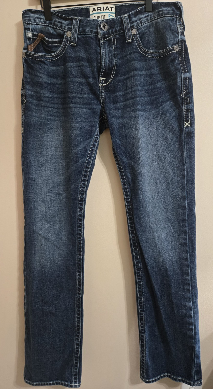 Ariat M7 Rocker Straight Leg Jeans 32×36 Silverton Stretch NWOT Mens Denim